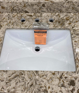 New Dorato Quartz Vanity Top – Closeout