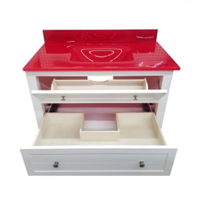 Elizabeth White Vanity – Closeout