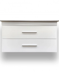 Odin White Wall Hung Vanity – Closeout