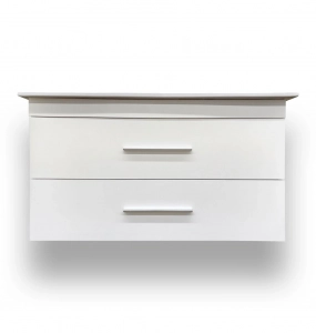 Odin White Wall Hung Vanity – Closeout