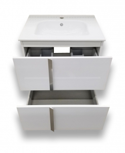 Onix White Wall Hung Vanity – Closeout