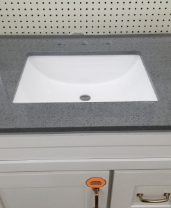 Padova Grey Quartz Vanity Top – Closeout