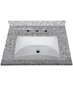 Panda Blue Granite Vanity Top – Closeout