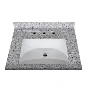 Panda Blue Granite Vanity Top – Closeout