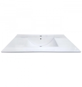 Vitreous China Porcelain Single Hole Vanity Top