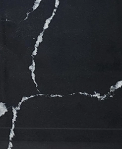 Pure Marquina Single Hole Quartz Vanity Top – Closeout
