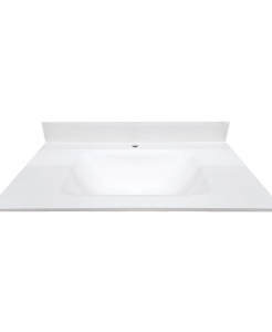 Pure White Sintered Stone Vanity Top – Closeout