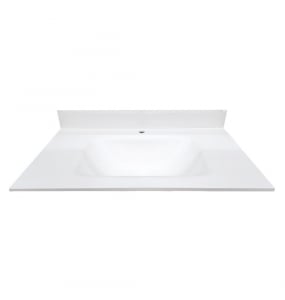 Pure White Sintered Stone Vanity Top – Closeout