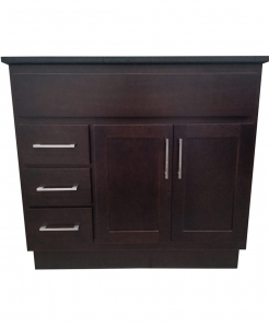 Quaker Mocha Cherry Vanity – Closeout