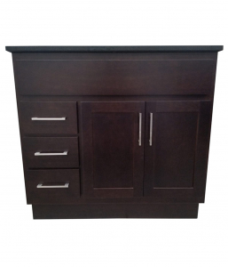 Quaker Mocha Cherry Vanity – Closeout