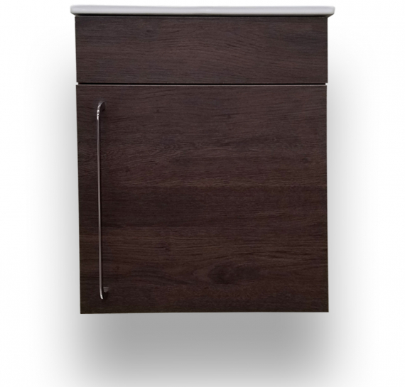 Qubo Wenge Wall Hung Vanity & Top – Closeout