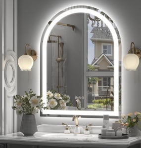 Radiant Arch LED Mirror