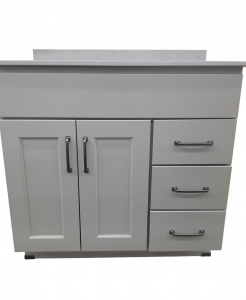 Rentown Limestone Vanity – Closeout (25% Off!)