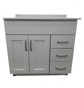 Rentown Limestone Vanity – Closeout (25% Off!)