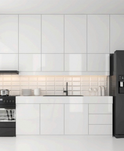 Roland Glacial White Kitchen Cabinets (2-3 Week Lead Time)