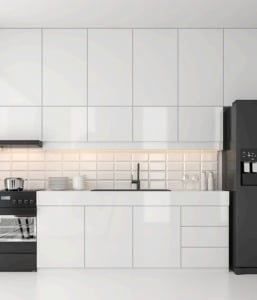 Roland Glacial White Kitchen Cabinets (2-3 Week Lead Time)