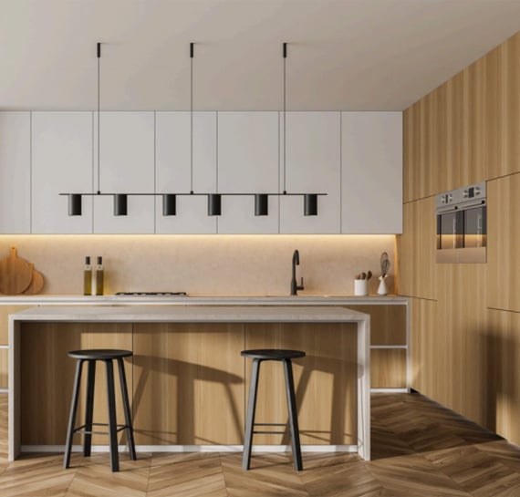 Roland White Oak Kitchen Cabinets (2-3 Week Lead Time)
