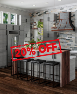 Ruso Grey Wood Kitchen Cabinets – Special Order (3-4 Week Lead Time)