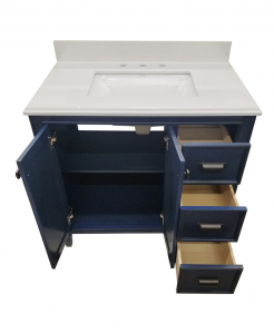 St. Clair Royal Blue Vanity & Top – Closeout