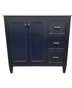 St. Clair Royal Blue Vanity & Top – Closeout