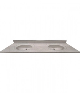 Sandy Beach Cultured Marble Vanity Top – Closeout