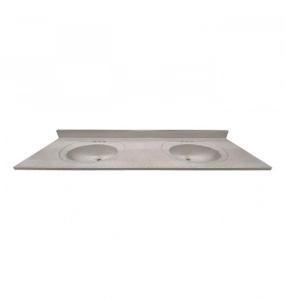 Sandy Beach Cultured Marble Vanity Top – Closeout