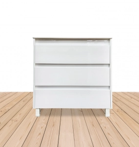 Sansa High Gloss White Vanity