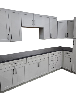Santana Pebble Grey Kitchen Cabinets