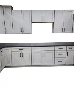 Santana Pebble Grey Kitchen Cabinets