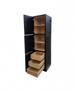 Saratoga Dark Maple Linen Cabinet – Closeout