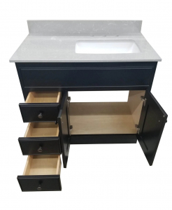 Saratoga Dark Maple Vanity – Closeout