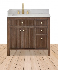 Sarrito Brown Vanity & Top Combo – Closeout