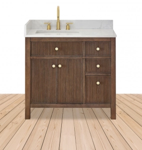 Sarrito Brown Vanity & Top Combo – Closeout