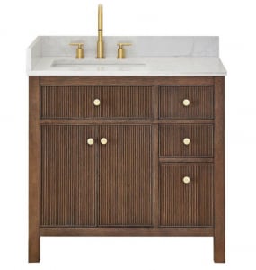 Sarrito Brown Vanity & Top Combo