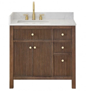 Sarrito Brown Vanity & Top Combo