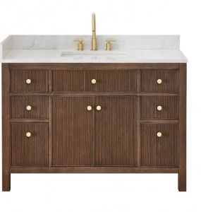 Sarrito Brown Vanity & Top Combo