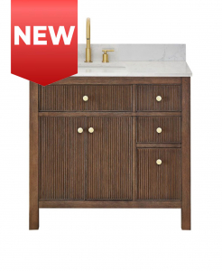 Sarrito Brown Vanity & Top Combo