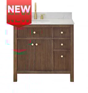 Sarrito Brown Vanity & Top Combo