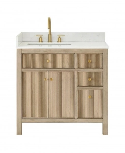 Sarrito Natural Oak Vanity & Top Combo