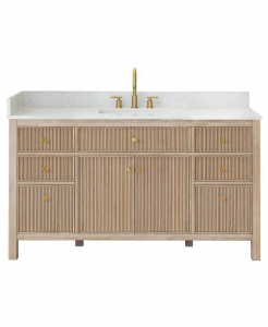 Sarrito Natural Oak Vanity & Top Combo