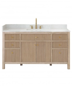 Sarrito Natural Oak Vanity & Top Combo