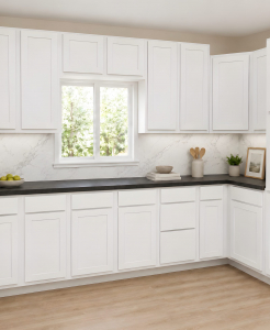 Sienna White Kitchen Cabinets