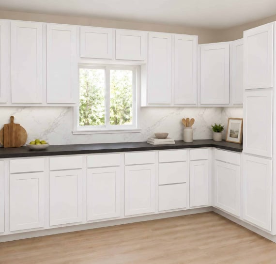 Sienna White Kitchen Cabinets