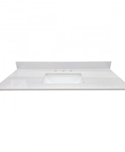 Silver Crystal Engineered Stone Vanity Top – Closeout