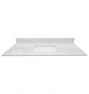 Silver Crystal Engineered Stone Vanity Top – Closeout