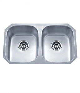 18 Gauge Stainless Steel Undermount Kitchen Sink – Double