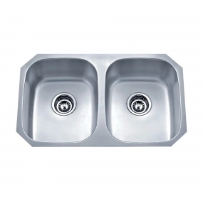 18 Gauge Stainless Steel Undermount Kitchen Sink – Double