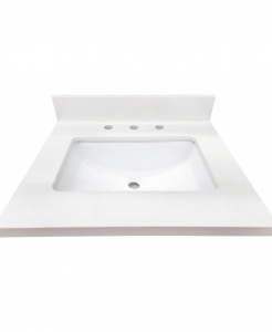 Soho White Quartz Vanity Top