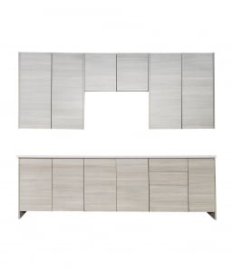 Sterling Silver Kitchen Cabinets (2-3 Week Lead Time)