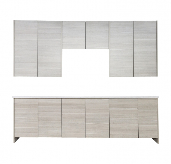 Sterling Silver Kitchen Cabinets (2-3 Week Lead Time)